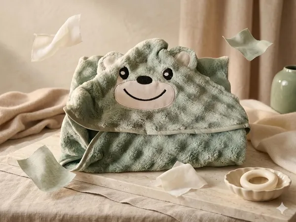 Luxury_Teddy_Bear_Hooded_Baby_Bath_Towel_Wrap_For_Newborn_Babies_Ultra_Soft_Premium_Polymite_Fabric_70X70_Cm_Baby_Bath_Wrap_Quick_Dry_Skin_Friendly_Baby_Towel_Sage_Green