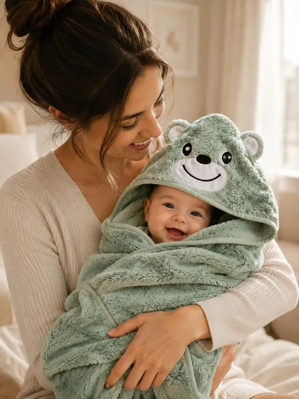 Luxury_Teddy_Bear_Hooded_Baby_Bath_Towel_Wrap_For_Newborn_Babies_Ultra_Soft_Premium_Polymite_Fabric_70X70_Cm_Baby_Bath_Wrap_Quick_Dry_Skin_Friendly_Baby_Towel_Sage_Green