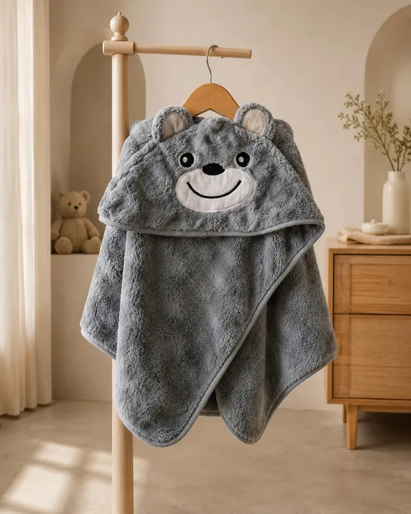 Luxury_Teddy_Bear_Hooded_Baby_Bath_Towel_Wrap_For_Newborn_Babies_Ultra_Soft_Premium_Polymite_Fabric_70X70_Cm_Baby_Bath_Wrap_Quick_Dry_Skin_Friendly_Baby_Towel_Grey