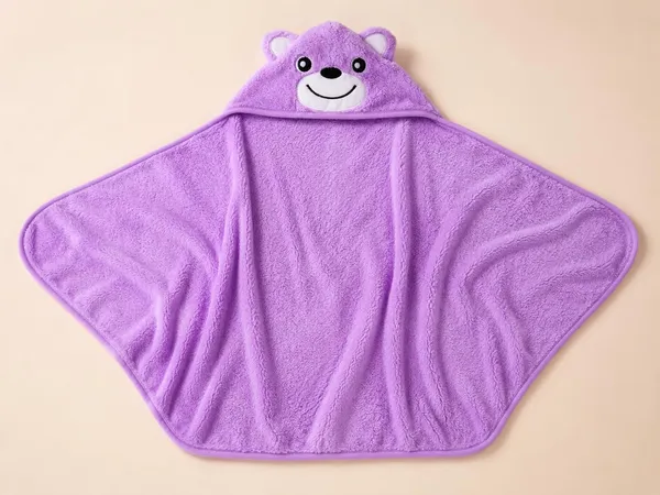 Luxury_Teddy_Bear_Hooded_Baby_Bath_Towel_Wrap_For_Newborn_Babies_Ultra_Soft_Premium_Polymite_Fabric_70X70_Cm_Baby_Bath_Wrap_Quick_Dry_Skin_Friendly_Baby_Towel_Lavender_Purple