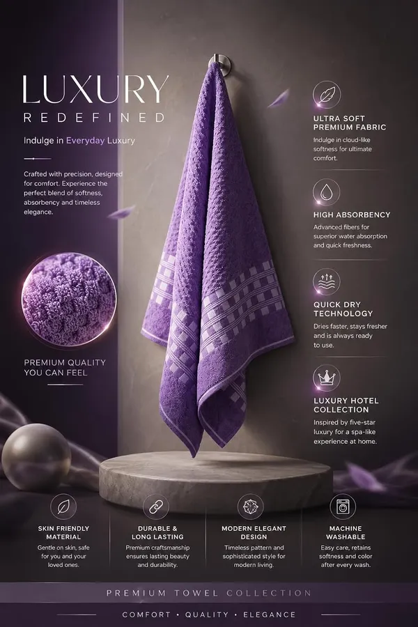 Premium_450_Gsm_Terry_Bath_Towel_70X140_Cm_Ultra_Soft_Quick_Dry_Highly_Absorbent_Luxury_Towel_Lavender_Purple