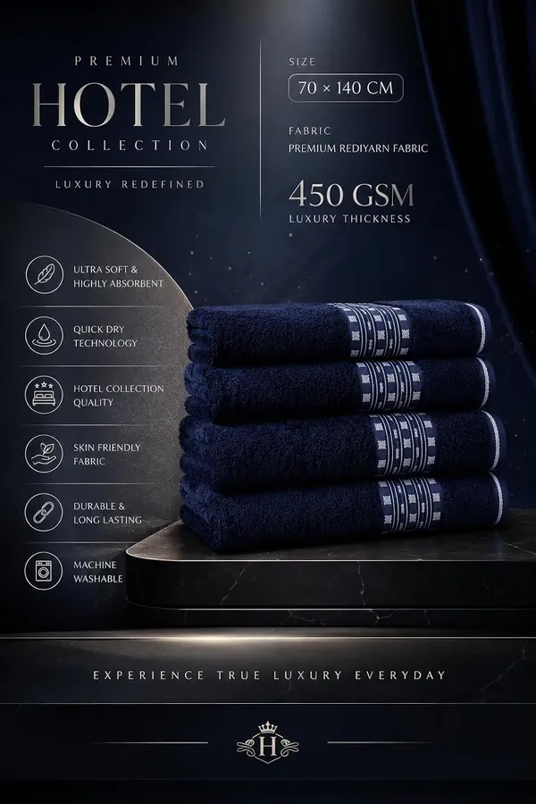Premium_450_Gsm_Terry_Bath_Towel_70X140_Cm_Ultra_Soft_Quick_Dry_Highly_Absorbent_Luxury_Towel_Deep_Navy_Blue