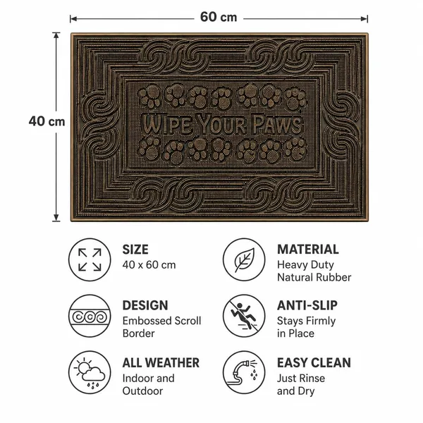 Vs_Home_Living_Wipe_Your_Paws_Heavy_Duty_Rubber_Doormat_40_X_60_Cm_Embossed_Paw_Print_Design_With_Anti_Slip_Natural_Rubber_Construction