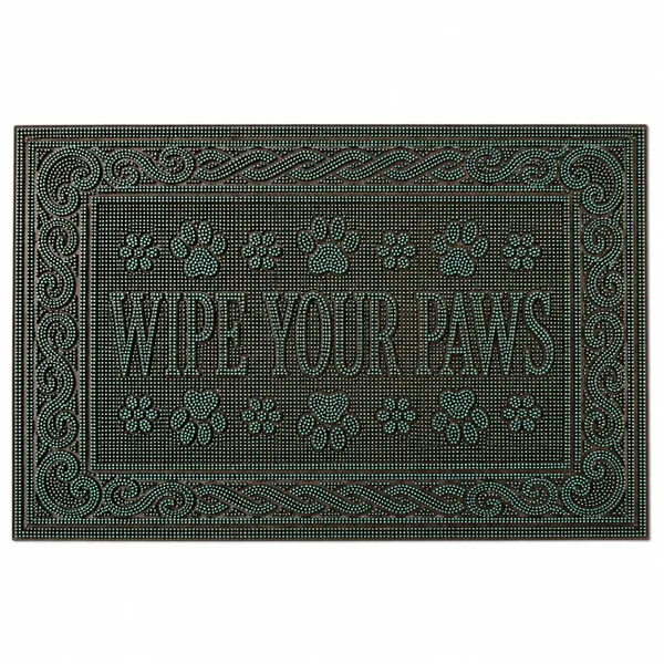 Vs_Home_Living_Wipe_Your_Paws_Heavy_Duty_Rubber_Doormat_Green_40_X_60_Cm_Embossed_Paw_Print_Design_With_Anti_Slip_Natural_Rubber_Construction