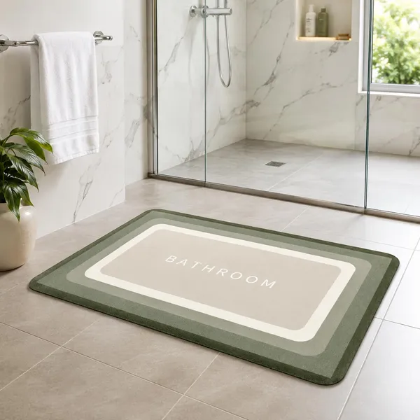 Vs_Home_Living_Rectangular_Rubber_Bathroom_Mat_40_X_60_Cm_Olive_And_White