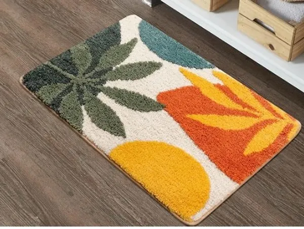 Tufted_Tropical_Leaf_Pattern_Door_Mat