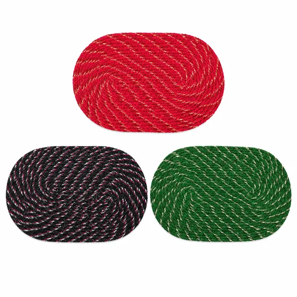 Braided_Multicolor_Spiral_Pattern_Oval_Table_Mat_Set