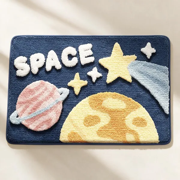 Plush_Space_Pattern_Bathroom_Mat