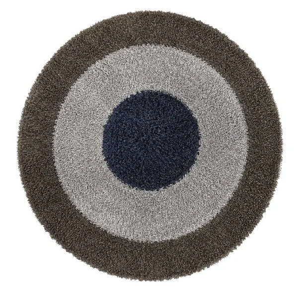 Shaggy_Geometric_Pattern_Round_Floor_Mat