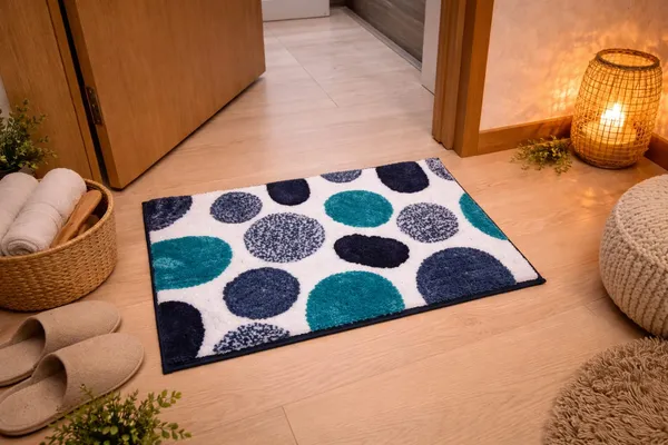Textile_Modern_Abstract_Dot_Print_Door_Mat
