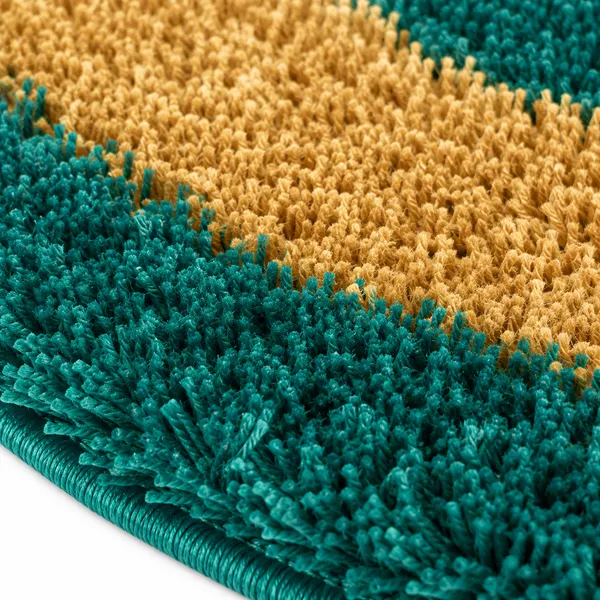 Teal_And_Gold_Geometric_Round_Pattern_Rug