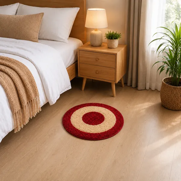 Red_Geometric_Pattern_Round_Floor_Rug