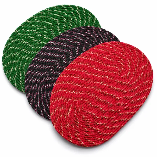 Braided_Multicolor_Spiral_Pattern_Oval_Table_Mat_Set