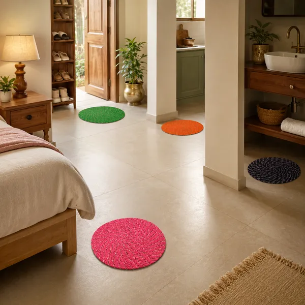 Braided_Multicolor_Round_Set_Of_4_Rugs