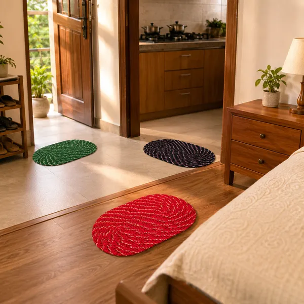 Braided_Multicolor_Spiral_Pattern_Oval_Table_Mat_Set
