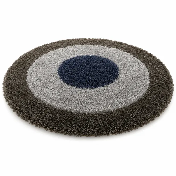Shaggy_Geometric_Pattern_Round_Floor_Mat