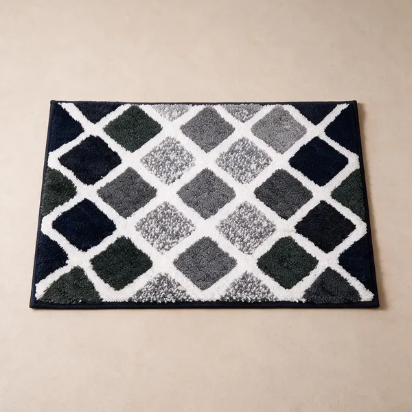 Geometric_Black_And_Grey_Rectangular_Floor_Rug