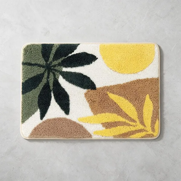 Tufted_Botanical_Pattern_Bath_Mat