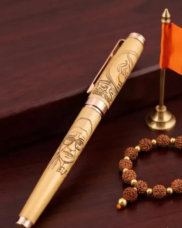 Montblank_Balasaheb_Thackeray_Heritage_Gold_Brass_Ball_Pen