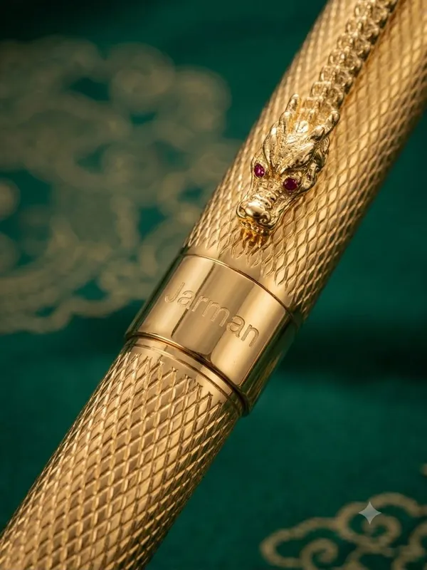 Montblank_Gold_Dragon_Sculpt_Ruby_Eye_Steel_Ball_Pen