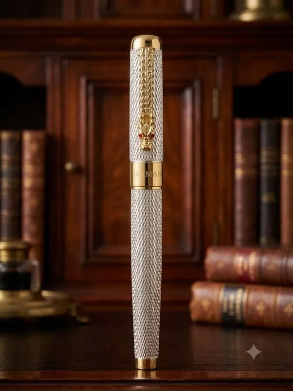 Montblank_Silver_Dragon_Sculpt_Brass_Ball_Pen