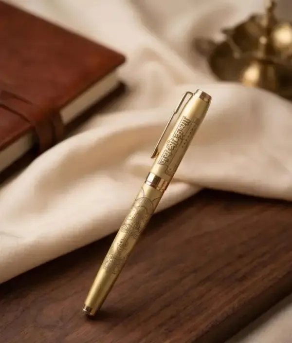 Montblank_Krishna_Ji_Jai_Shree_Krishna_Engraved_Brass_Pen_Gold