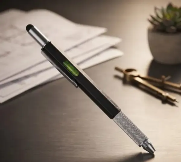 Montblank_Black_Brass_Level_Ball_Pen