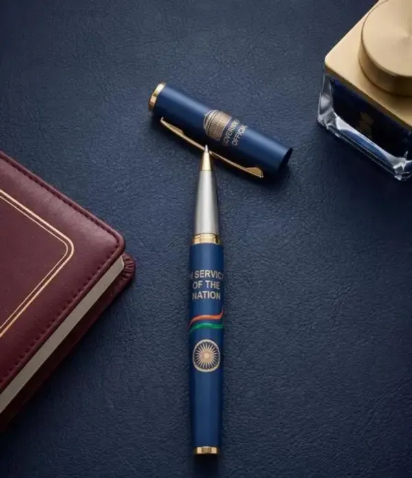 Montblank_In_Service_Of_Nation_Brass_Executive_Pen_Blue
