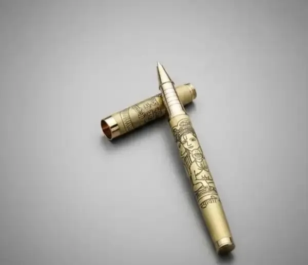 Montblank_Shree_Swami_Samarth_Gold_Brass_Ball_Pen