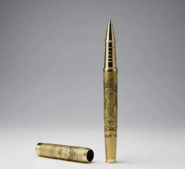 Montblank_Shree_Swami_Samarth_Gold_Brass_Ball_Pen