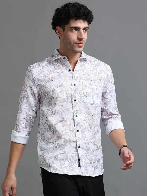 Tom_Mackler_Men_Printed_Casual_White,_Brown_Shirt