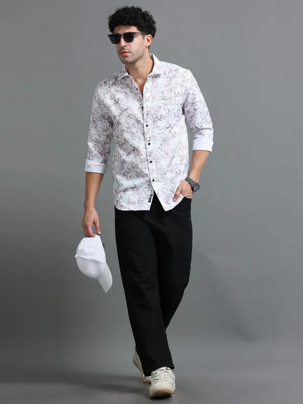 Tom_Mackler_Men_Printed_Casual_White,_Brown_Shirt