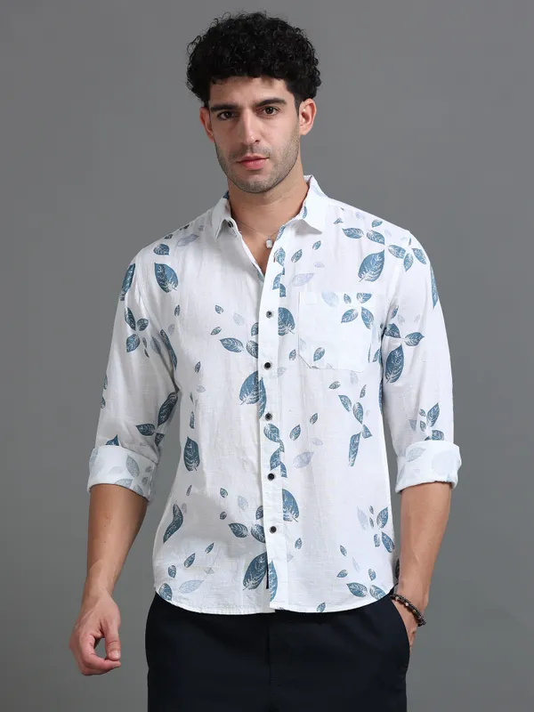 Tom_Mackler_Men_Printed_Casual_White,_Blue_Shirt