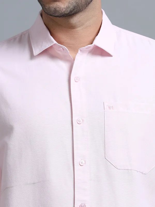 Tom_Mackler_Men_Solid_Casual_Pink_Shirt