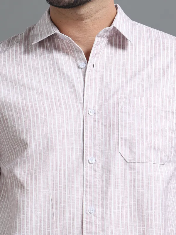 Tom_Mackler_Men_Striped_Casual_Pink_Shirt
