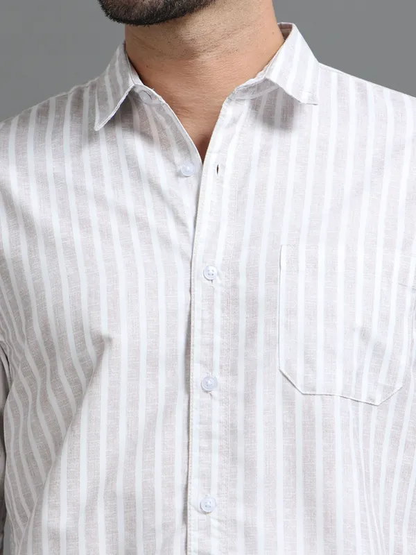Tom_Mackler_Men_Striped_Casual_White,_Red_Shirt
