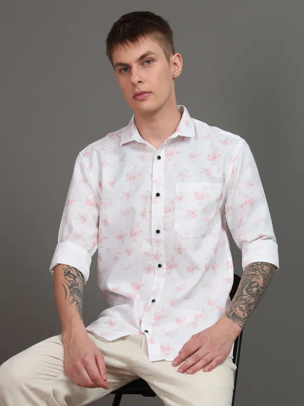 Tom_Mackler_Men_Printed_Casual_Red_Shirt