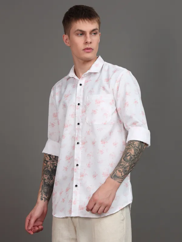 Tom_Mackler_Men_Printed_Casual_Red_Shirt