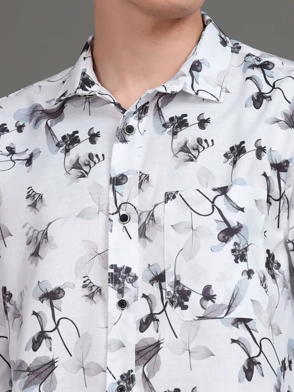 Tom_Mackler_Men_Printed_Casual_Grey_Shirt