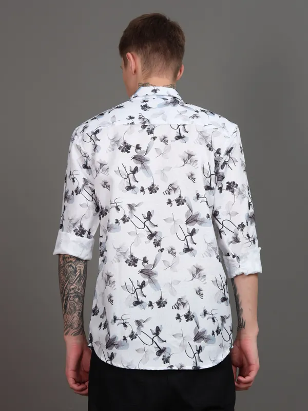 Tom_Mackler_Men_Printed_Casual_Grey_Shirt