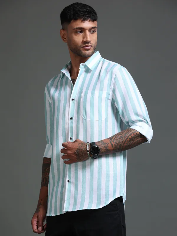 Tom_Mackler_Men_Striped_Casual_Light_Blue_Shirt