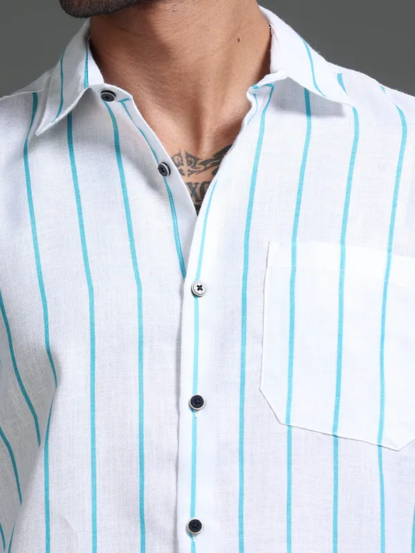 Tom_Mackler_Men_Striped_Casual_Light_Blue_Shirt