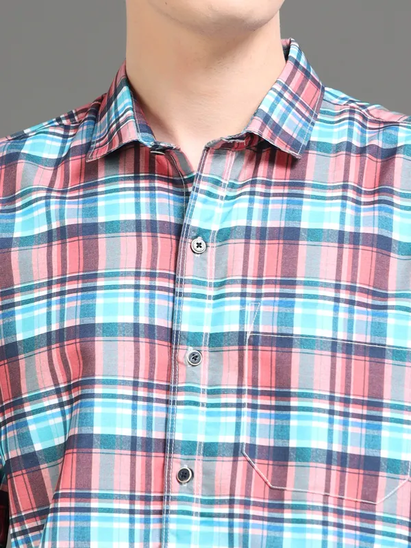 Tom_Mackler_Men_Checkered_Casual_Multicolor_Shirt
