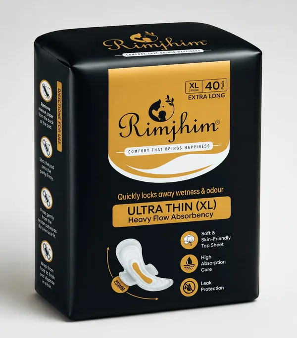 Ultra_Thin_Xl_Extra_Long_Soft_Cotton_Sanitary_Pads_Pack_Of_2