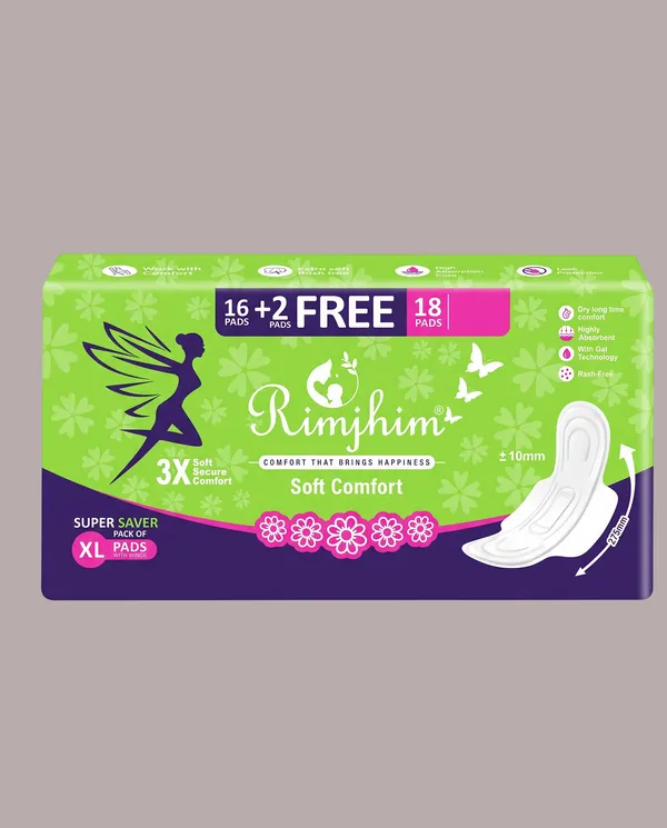 Xl_Soft_Cotton_Sanitary_Pads_Pack_Of_5