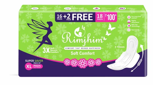 Xl_Dry_Comfort_Soft_Cotton_Sanitary_Pads_With_Wings_Combo_Set