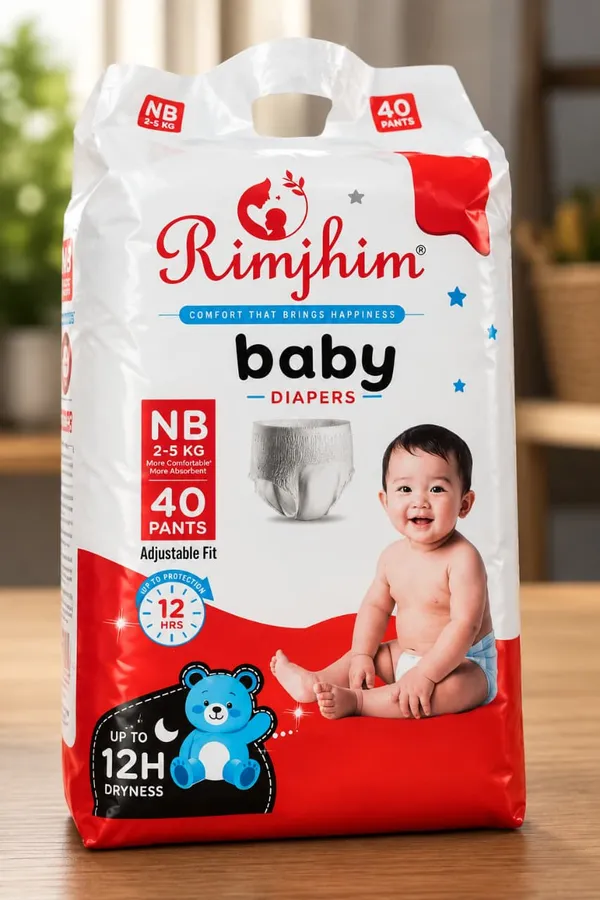 White_Non-Woven_Cotton_Pull-Up_Baby_Diaper_Pants_For_Babies
