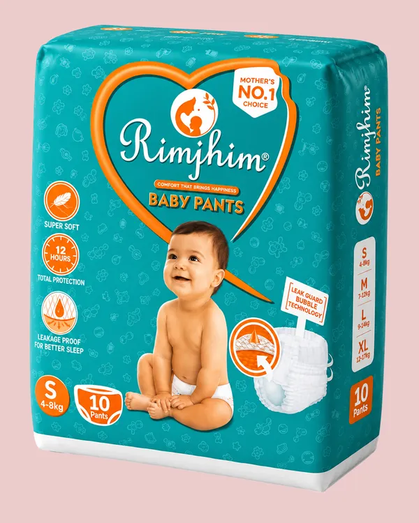 White_Non-Woven_Cotton_Pull-Up_Diaper_Pants_For_Babies