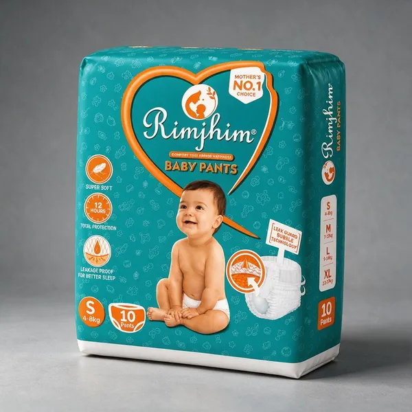White_Non-Woven_Cotton_Pull-Up_Diaper_Pants_For_Babies