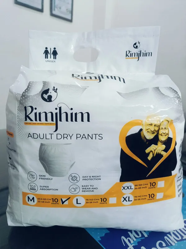 White_Soft_Cotton_Pull-Up_Adult_Diaper_Pants_For_Unisex